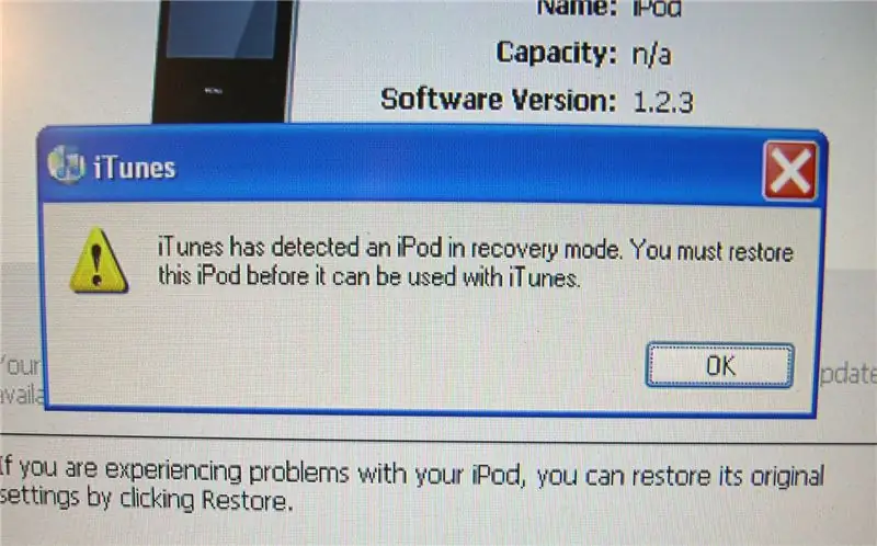 iPod'un İşlevselliğini Test Edin ve Geri Yükleyin