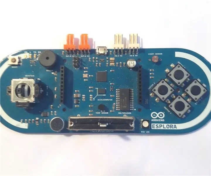 ข้อมูลพื้นฐานเกี่ยวกับ Arduino Esplora: 4 ขั้นตอน