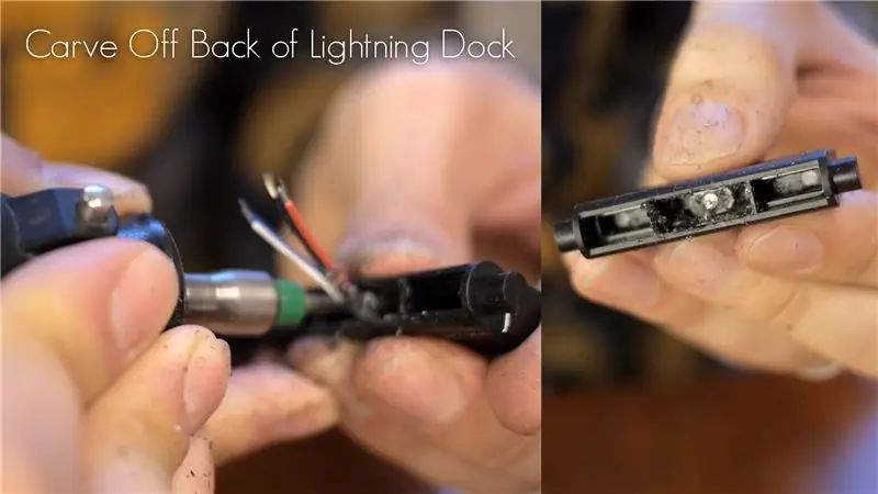 Alisin ang Lighting Cable Mula sa Dock