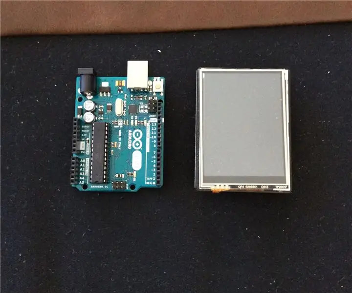 תצוגת מסך מגע Arduino: 4 שלבים