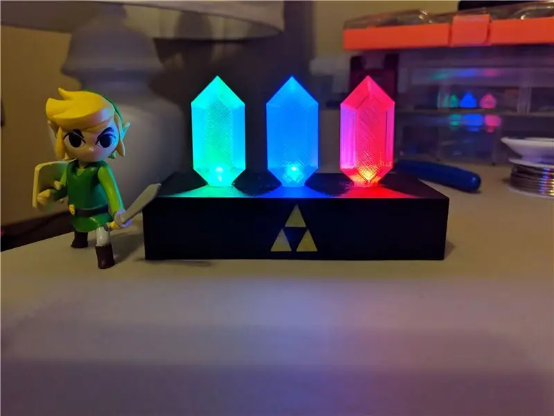 Легенда за нощната лампа Zelda Rupee