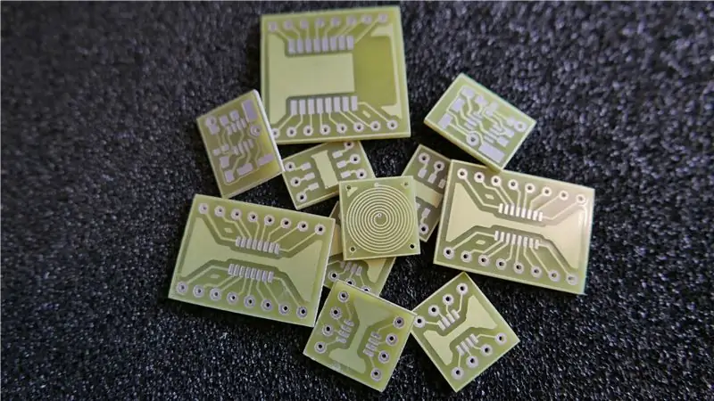 PCB ėsdinimas (prototipų kūrimas)