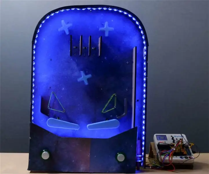 Stolní pinball s využitím technologie Evive- vestavěná forma založená na Arduinu: 18 kroků (s obrázky)