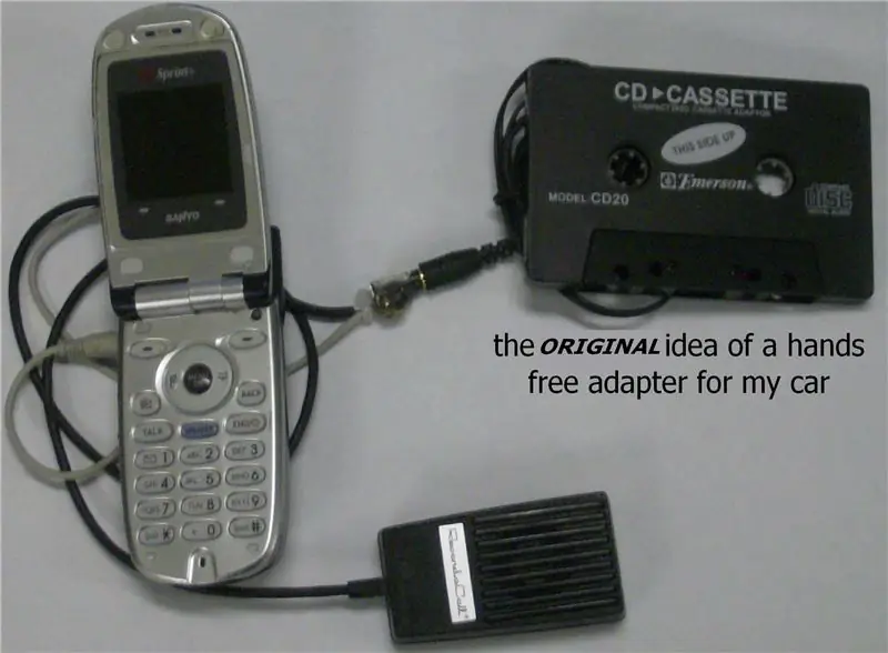 HANDS FREE CELL PHONE ADAPTER: 5 trinn