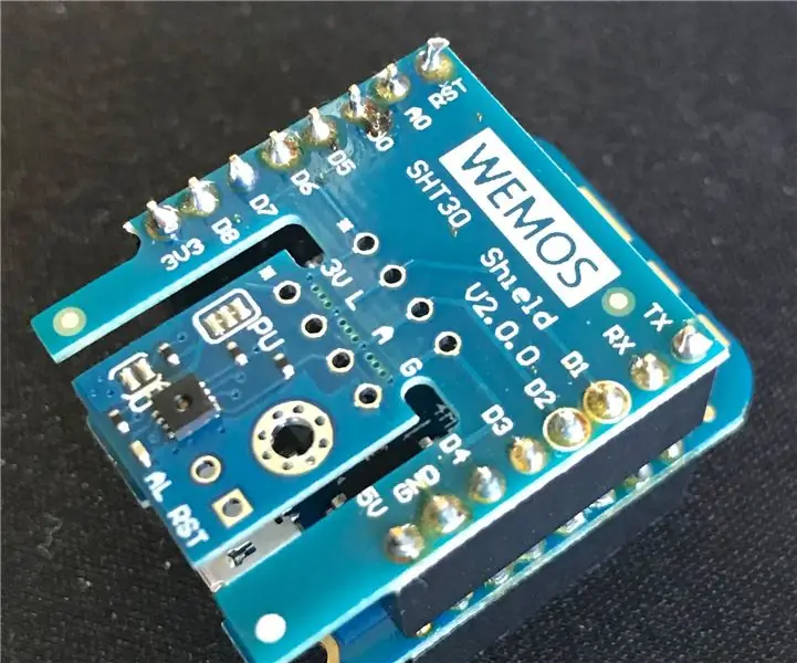 WEMOS D1 อุณหภูมิ/ความชื้น IoT: 6 ขั้นตอน