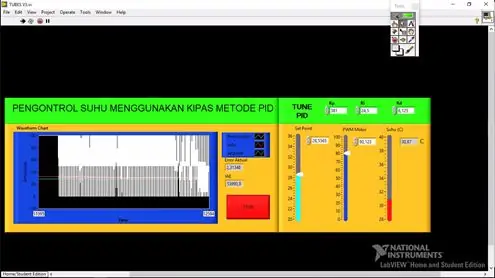 Regel de temperatuur thuis met PID en Labview