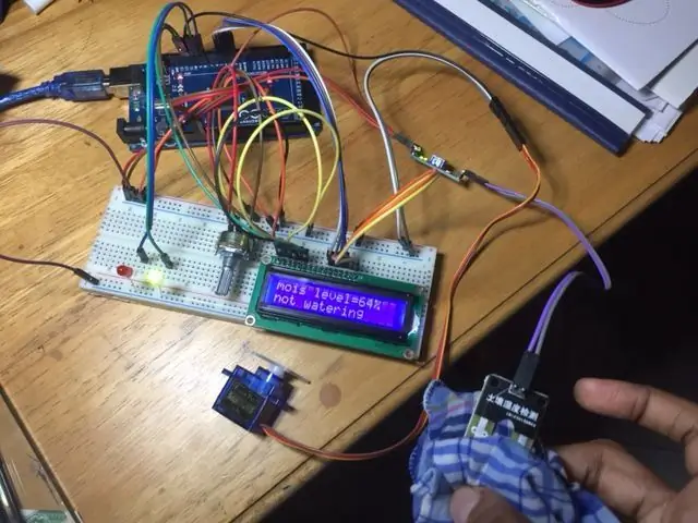 Awtomatikong Pagtanum ng Proyekto ng Bulaklak na Halaman-arduino