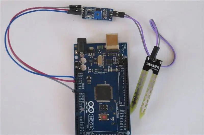 Pag-interface ng Moisture Sensor