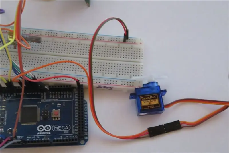 Interfaçage du servomoteur 9g