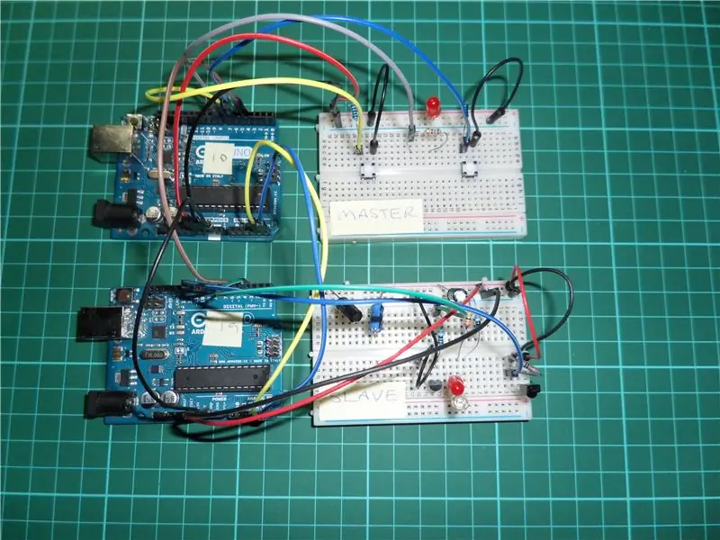 I2C infrasarkanā tālvadības pults ar Arduino