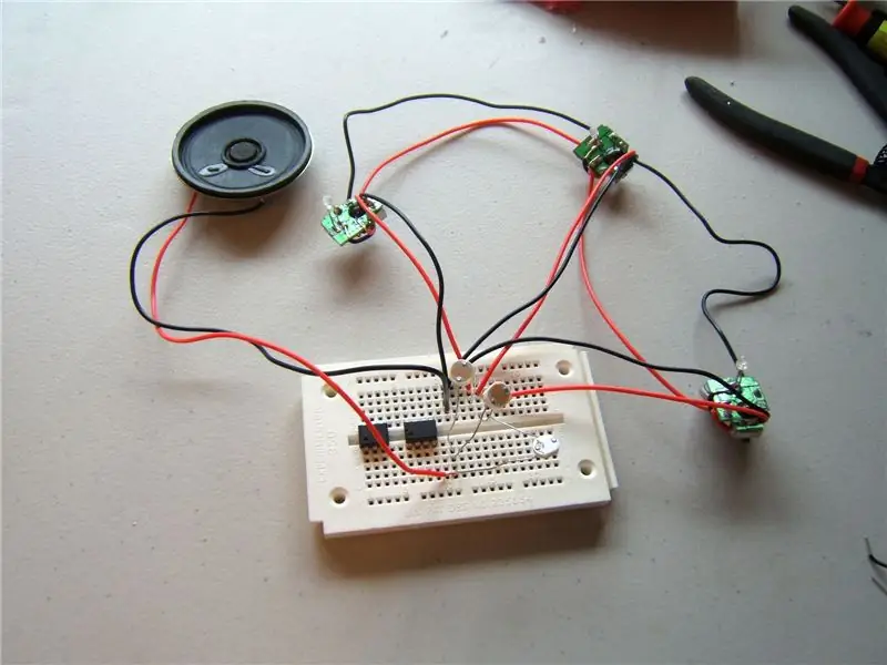 Comece a construir o circuito e teste