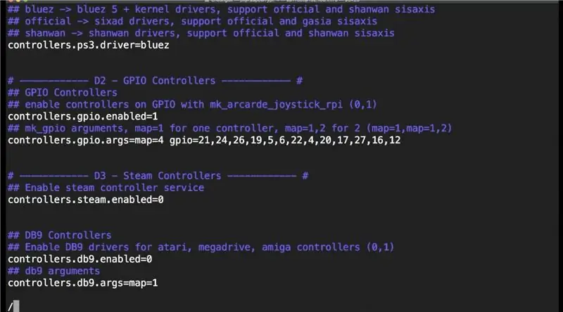 D. Modificar las configuraciones de Recalbox para los botones del controlador GPIO