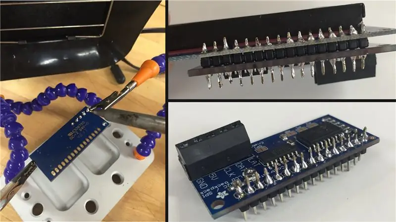 Ensamble sus partes electrónicas