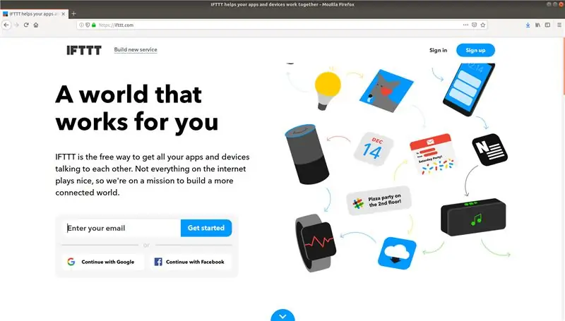 IFTTT का उपयोग करके रास्पबेरी पाई से मोबाइल सूचनाएं