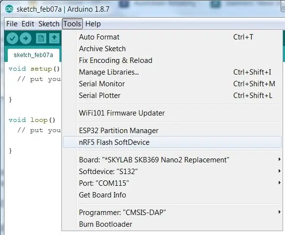 Tshem tawm NRF52 Coding Tiv Thaiv Chij