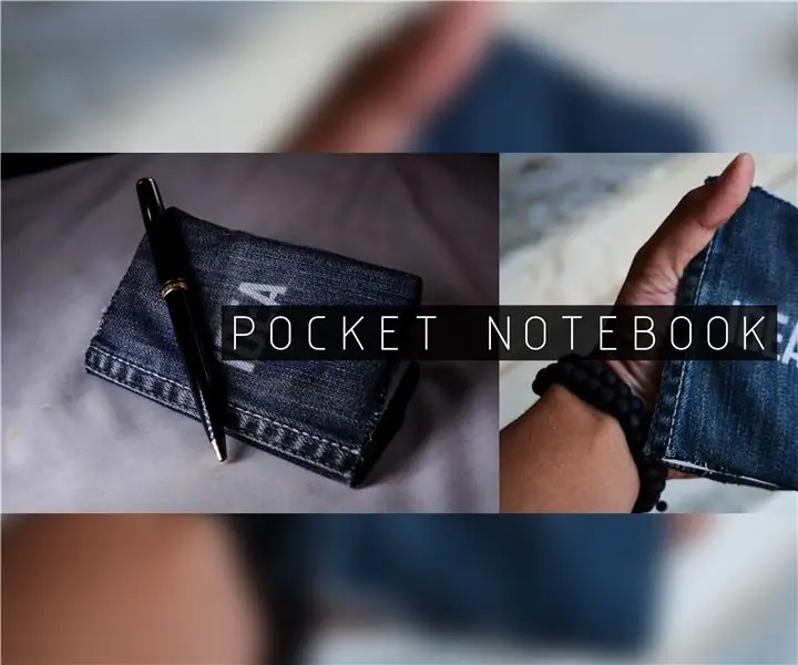 DIY - Cool Denim Pocket Notebook (com fotos)