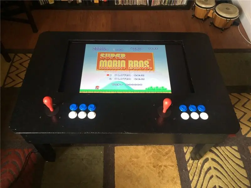 RasPi kahe mängijaga Arcade kohvilaud