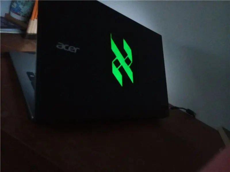 Custom Glowing Laptop Insignia/Symbol - Δεν απαιτείται καλωδίωση