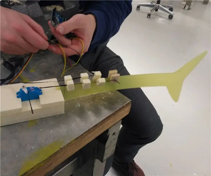 Cola oscilante impulsada por alambre suave (curso TfCD, TU Delft): 5 pasos (con imágenes)