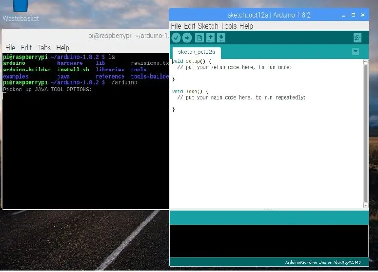 Last ned og installer Arduino IDE i Raspberry Pi