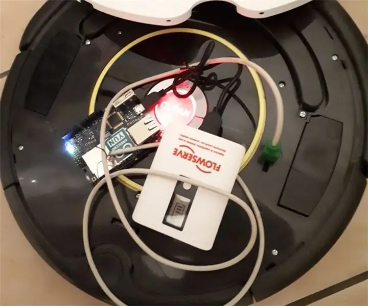 ARDUINO YUN tomonidan boshqariladigan ROOMBA STEFANO DALL'OLIO tomonidan Wifi ilovasi orqali: 4 qadam (rasmlar bilan)