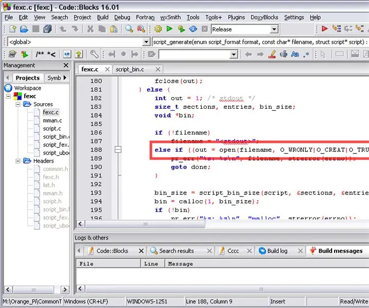 Orange PI HowTo: รวบรวมเครื่องมือ Sunxi สำหรับ Windows ภายใต้ Windows: 14 ขั้นตอน (พร้อมรูปภาพ)