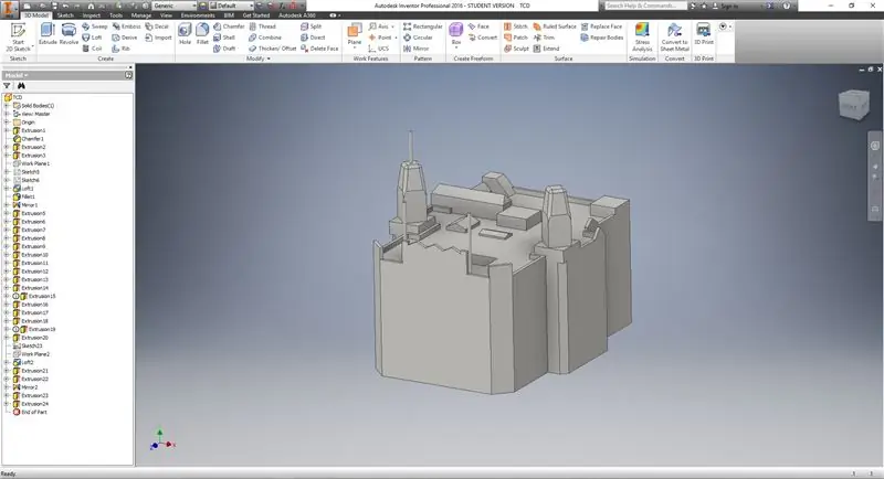 Creeu el model 3D