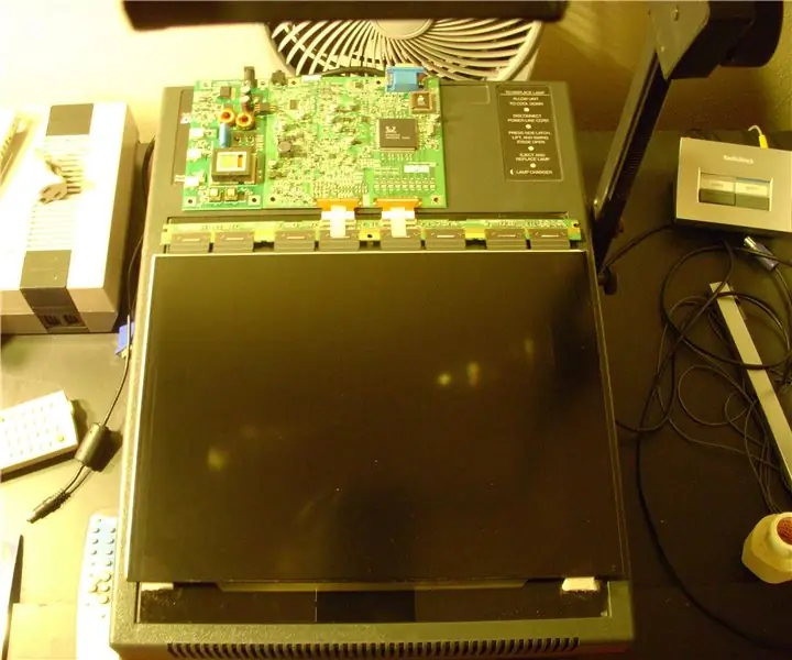 DIY LCD PROJECTOR: 8 ደረጃዎች