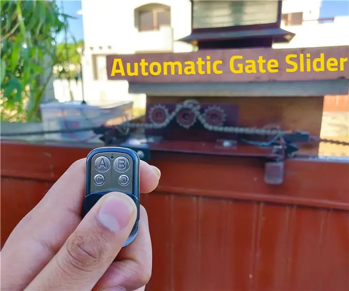 Automatic Gate Slider Under $ 100: 15 steg (med bilder)