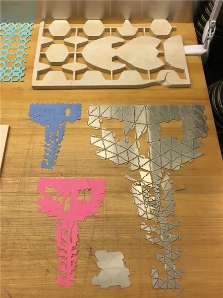 Prototyping: Unfolding (3d rau 2d), Laser Txiav