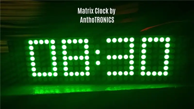 Rellotge Arduino Matrix