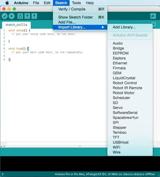 Pridėkite „Arduino“vairasvirtės biblioteką prie savo IDE