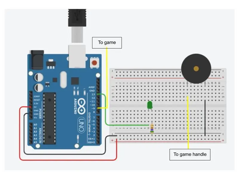 Arduino UNO dan Breadboard Setup