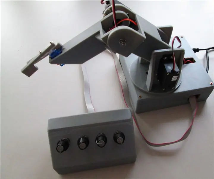 Robotic Arm Controlled by Arduino and PC: 10 Steps