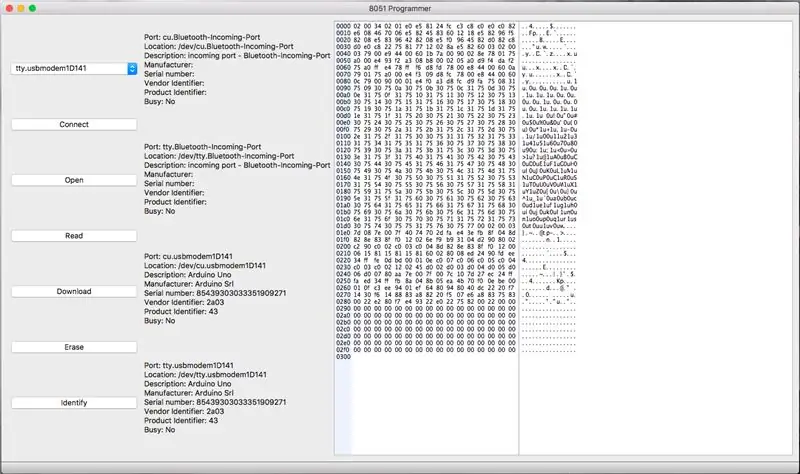 Program 8051 (AT89 sorozat) Arduino programmal