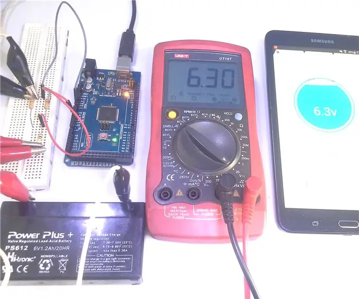 Măsurarea tensiunii DC cu Arduino și Node-RED: 8 pași (cu imagini)