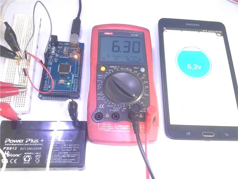 Medindo a tensão DC com Arduino e Node-RED