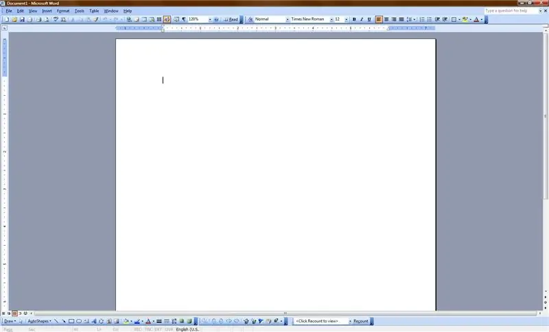 Crash Microsoft Word!: 4 stappen