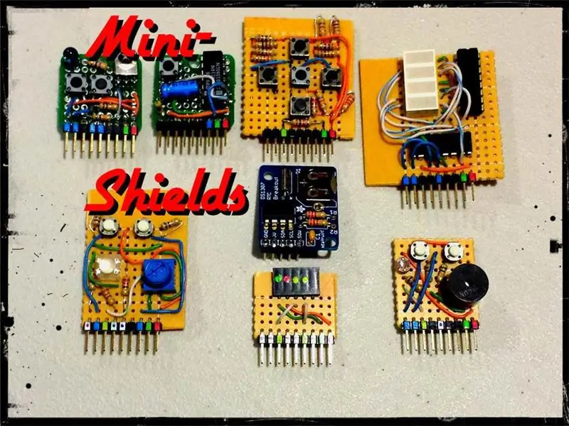 Revenons aux cartes non compatibles sans fil… Arduinos compatibles Shield