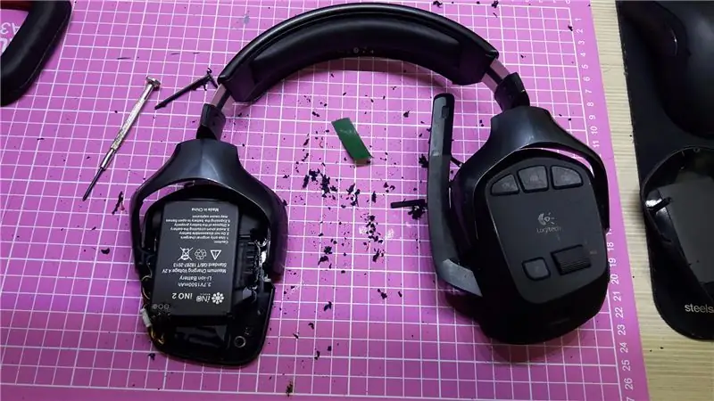 Logitech G930 batteri opgradering