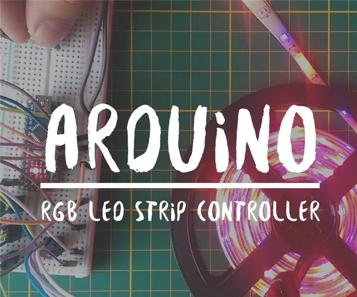 Arduino RGB LED Strip Controller: 4 кадам