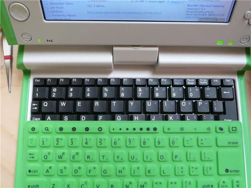 İşi bitirmək: OLPC XO noutbukuna USB klaviatura quraşdırmaq, Faza II