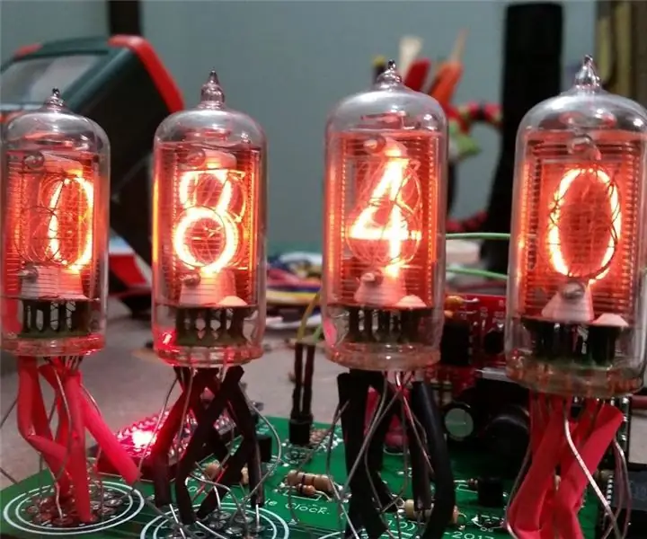 ساعت Arduino 4 Tube Multiplexed Nixie: 10 مرحله (همراه با تصاویر)