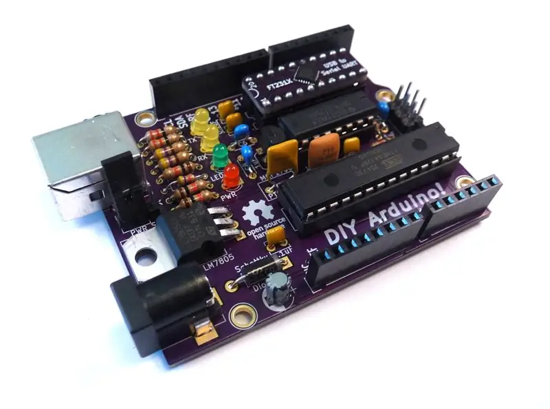 DIY Arduino-Tau tshaj Clone