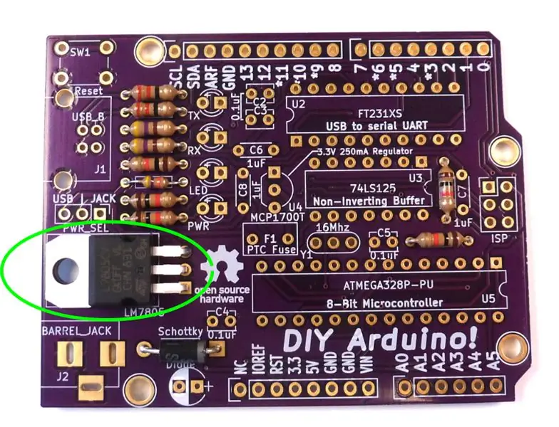 Sprieguma regulators (5V)