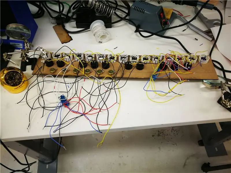 Solder at Wire