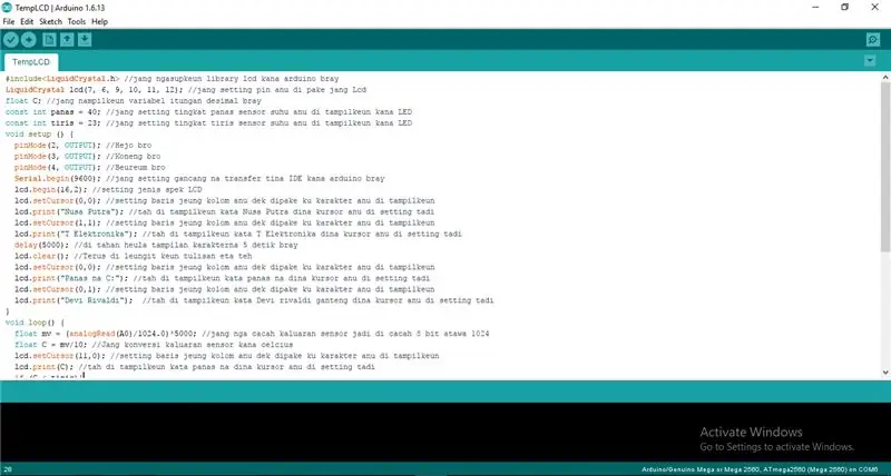 BUAT PROGRAM PADA ARDUINO IDE (СЪЗДАЙТЕ ПРОГРАМА НА ARDUINO IDE)