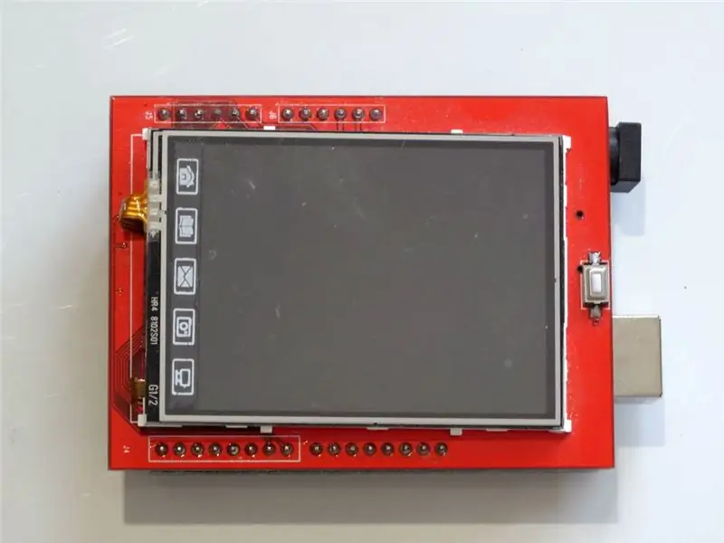 ILI9341 TFT Touchscreen Display Shield- ը միացրեք Arduino- ին