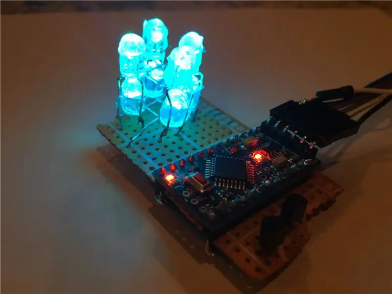 2x2x2 RGB kocka (Arduino)