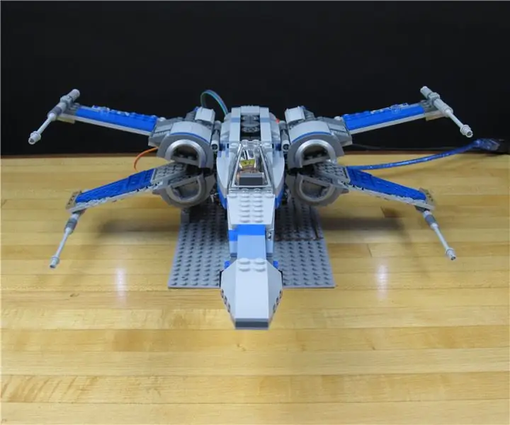 LEGO X-Wing Otomatis: 23 Langkah (dengan Gambar)